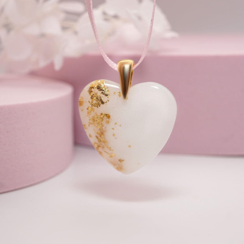 Heart Best Breastmilk Jewellery Resin Heart Breastmilk Keepsake