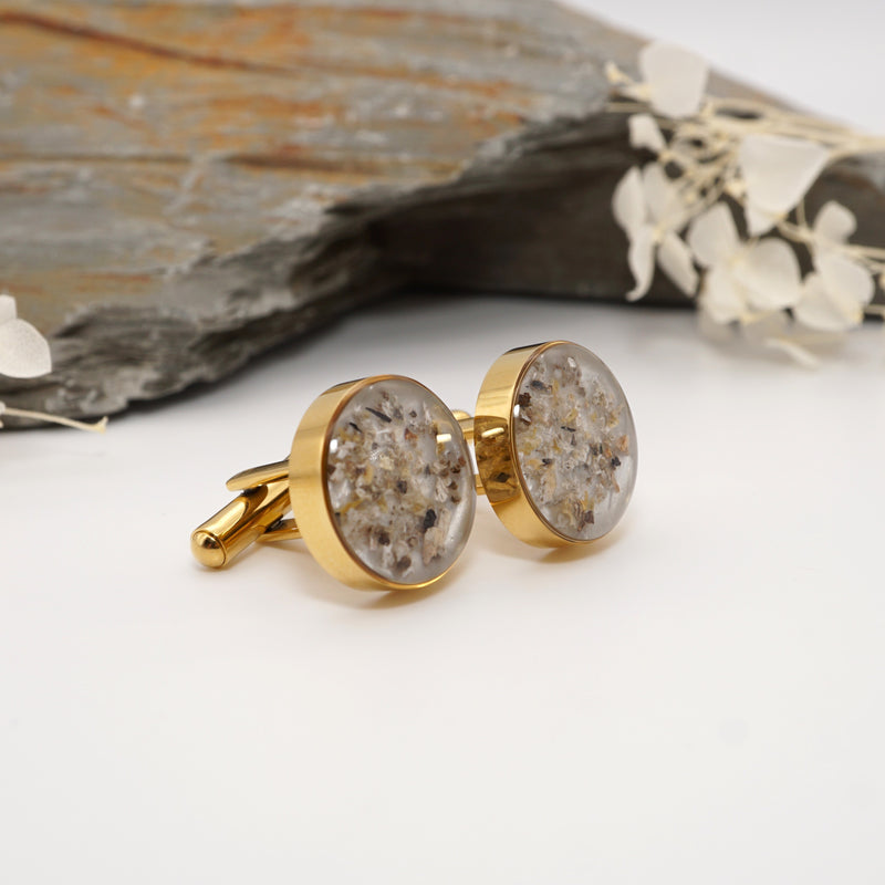 Lock of Hair Cufflinks