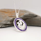 Sterling Silver Thistle Ashes Pendant