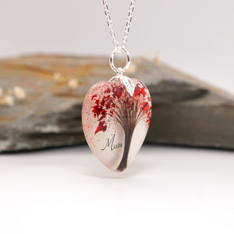 ''Tree of Life'' Hair Keepsake Necklace