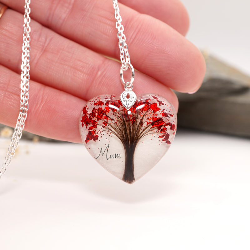 ''Tree of Life'' Hair Keepsake Necklace