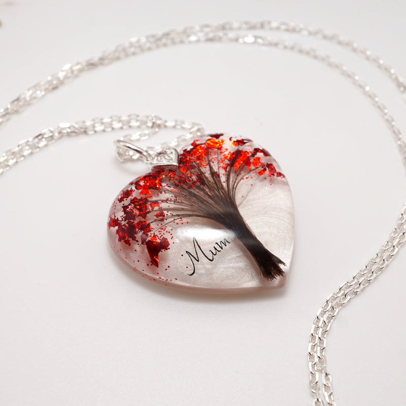 ''Tree of Life'' Hair Keepsake Necklace