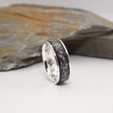 Sterling Silver Memorial Channel Ring