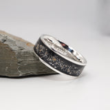 Sterling Silver Memorial Channel Ring