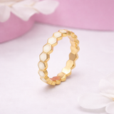 Breastmilk Honeycomb Ring – Full Milk Band Keepsake