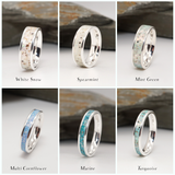 Sterling Silver Memorial Channel Ring