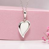 Grace Heart Sterling Silver Breastmilk Keepsake Pendant
