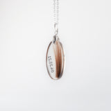 Oval Pendant with Lock of Hair